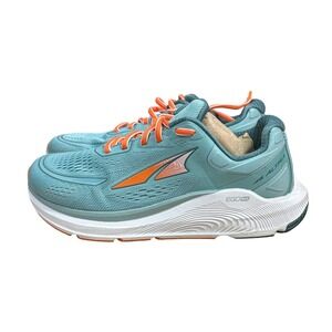 Altra Paradigm 6 Womens Running Shoes Teal Orange EGO MAX Support Size 7.5